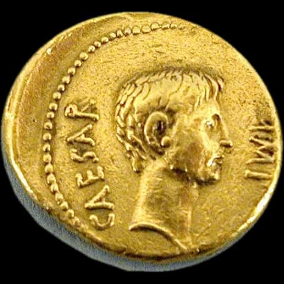 オクタウィアヌスのアウレウス金貨